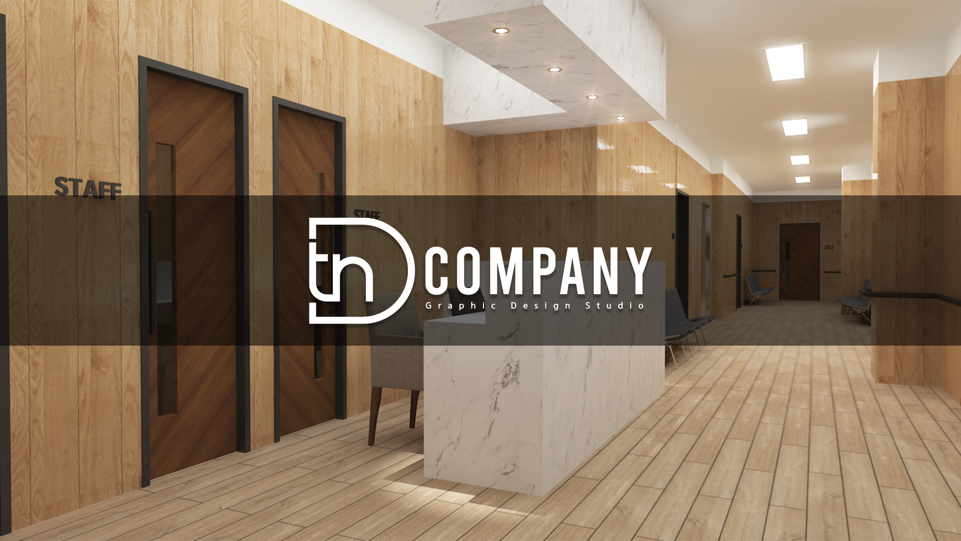 요양 병원 인테리어 디자인 작업